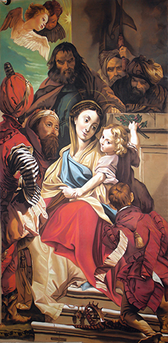 Estudio detalle de la Natividad pintado por Montse Cantí con Toni Conejo.